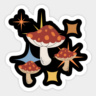 Magical Mushroom Paradise Sticker